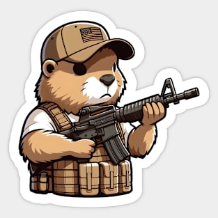 Tactical Groundhog Sticker